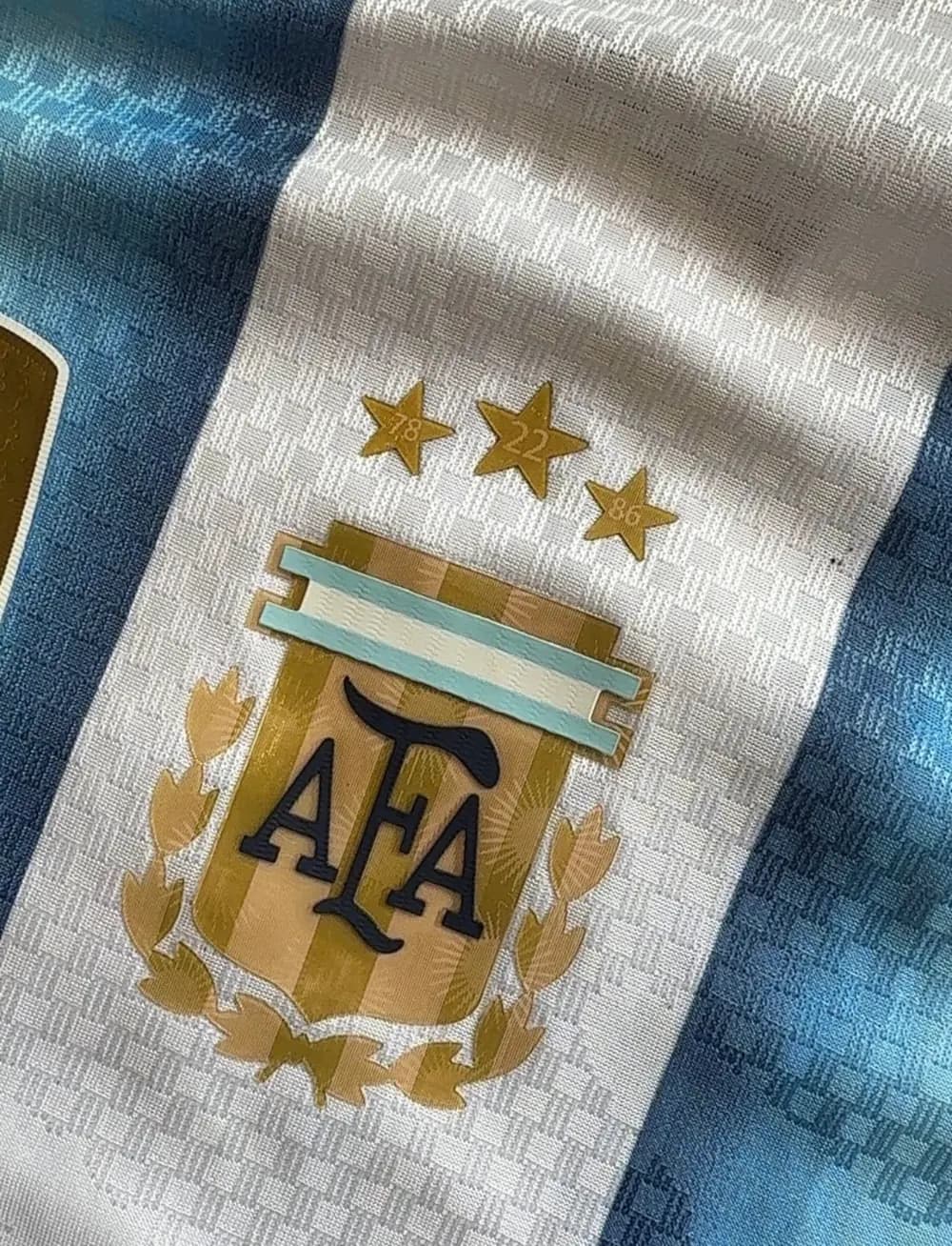 Camiseta Argentina titular - detalle 1