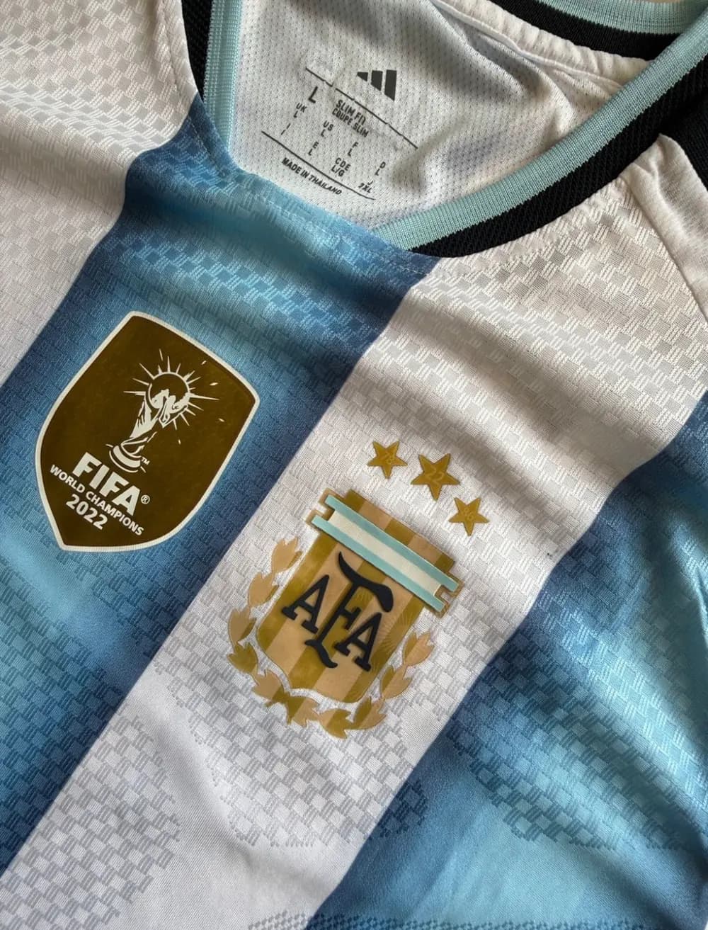 Camiseta Argentina titular - detalle 2